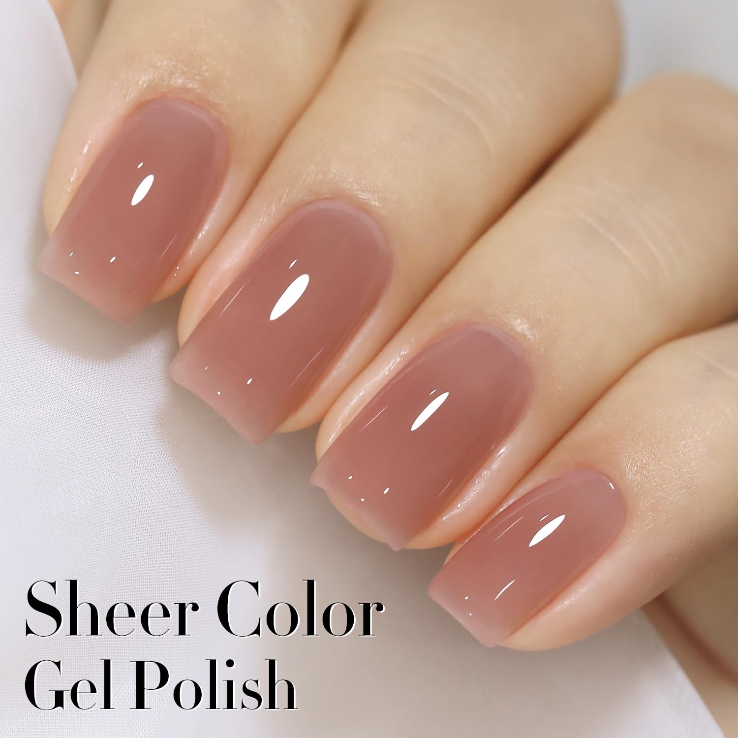 Double Rhythm texture close-up of jelly finish highlighting glossy translucence