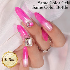 Double Rhythm texture gloss detail emphasizing jelly-like shine and mirror effect