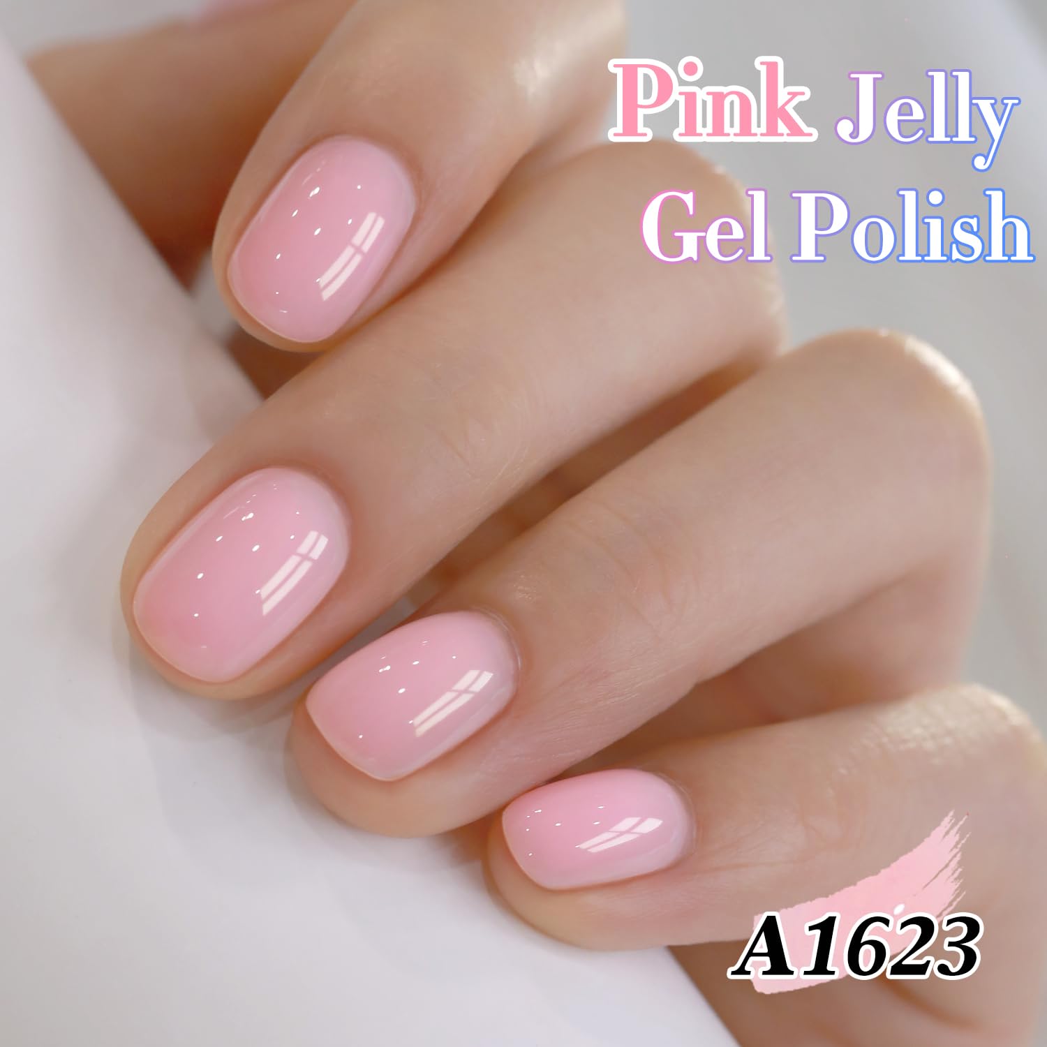 Double Rhythm jelly texture close-up showing translucent finish and easy blending