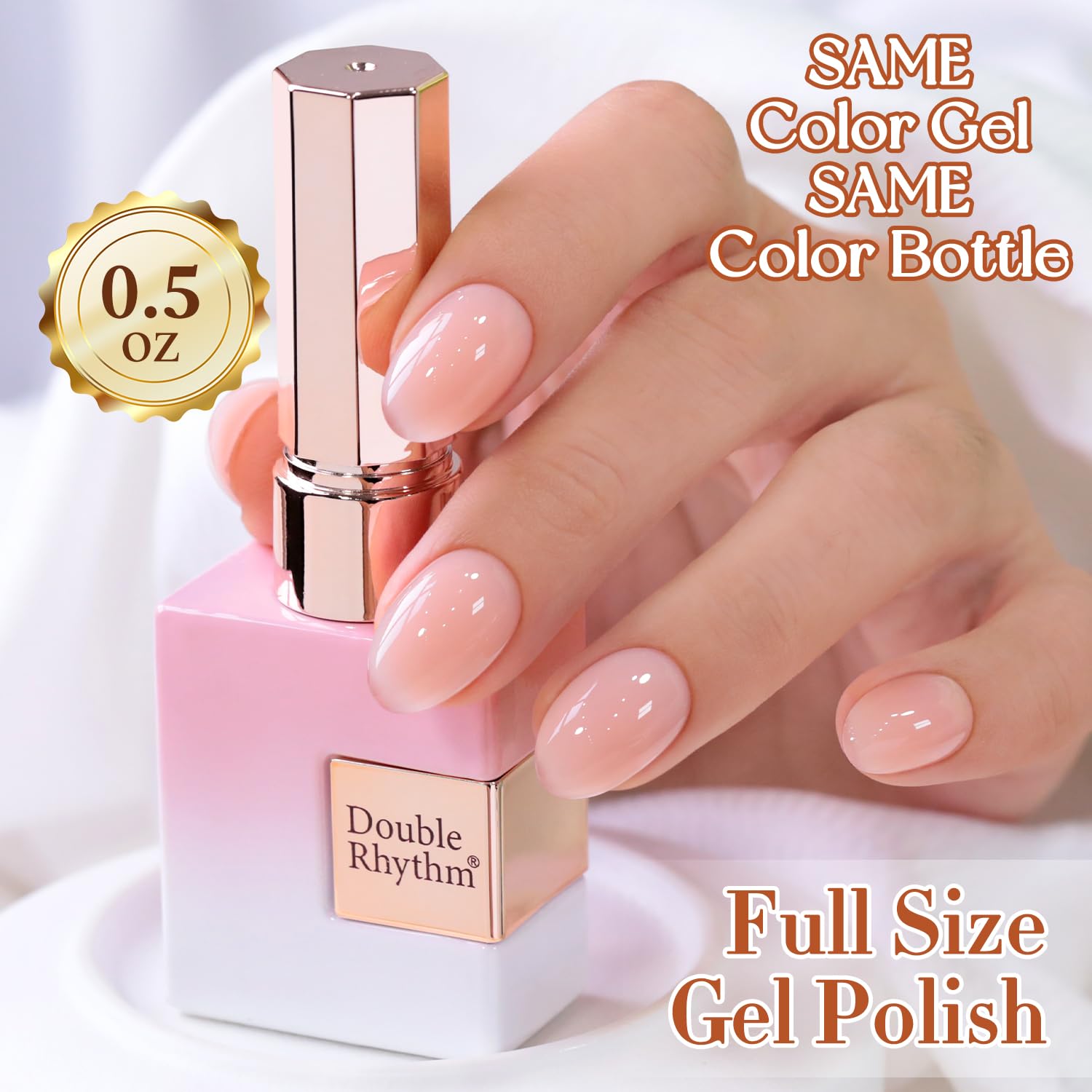 Double Rhythm texture pour highlighting jelly milky translucence and shine