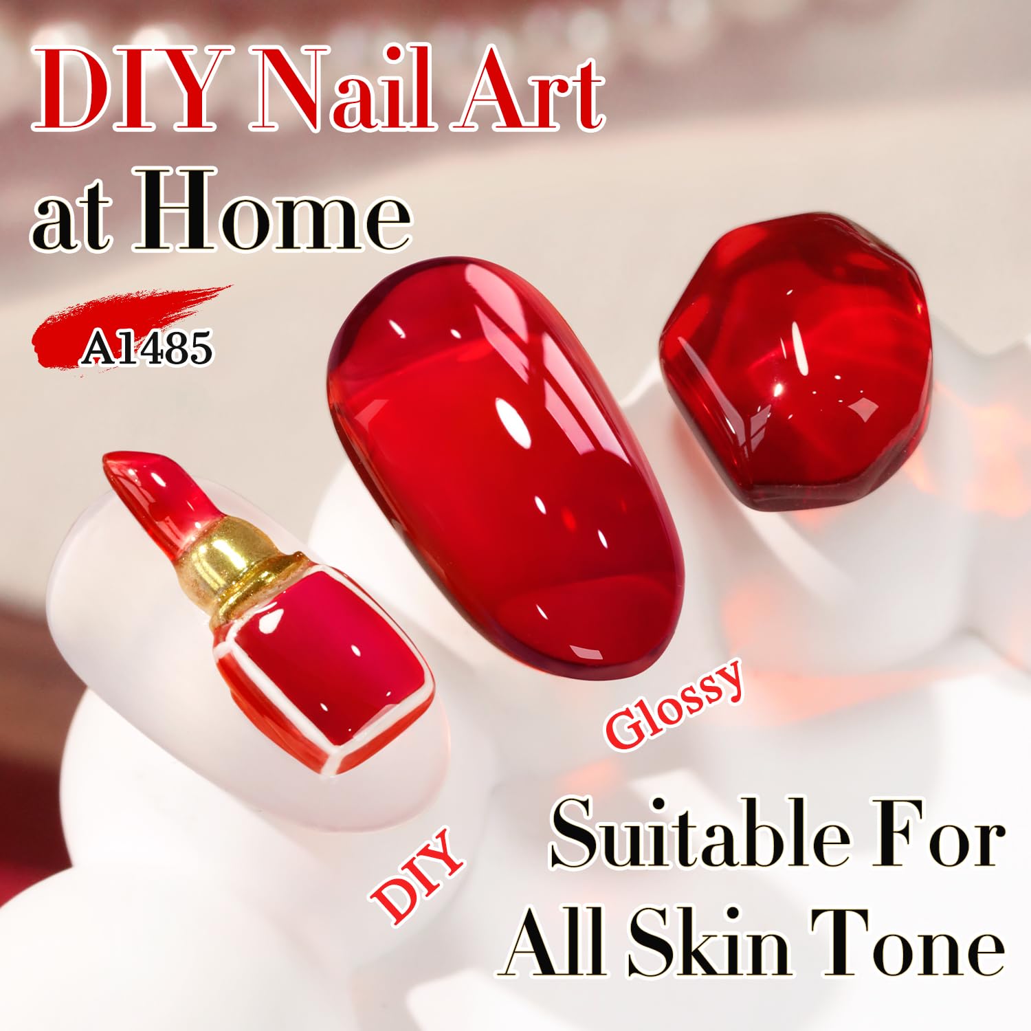 Double Rhythm gel texture under light revealing glossy milky jelly sheen