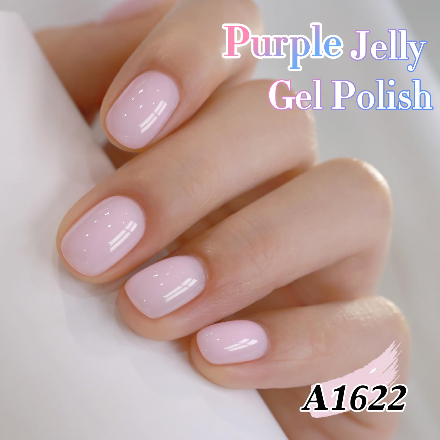 Double Rhythm gel texture under light showing glossy finish for a salon shine