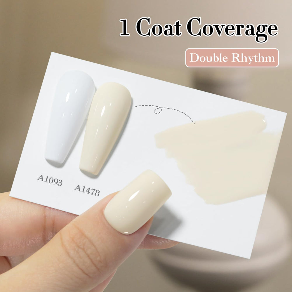 Double Rhythm texture wet swatch illustrating glossy sheen and color depth benefit