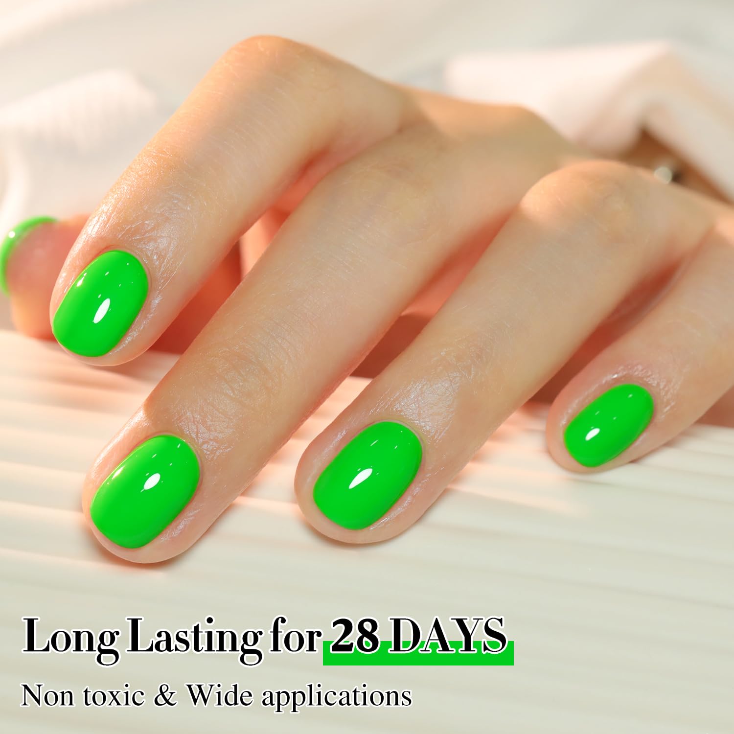 Double Rhythm topcoat shine reflection demonstrating high-gloss finish