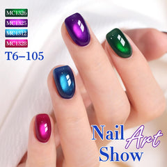 Double Rhythm manicure next to clutch showing salon-look for special occasions