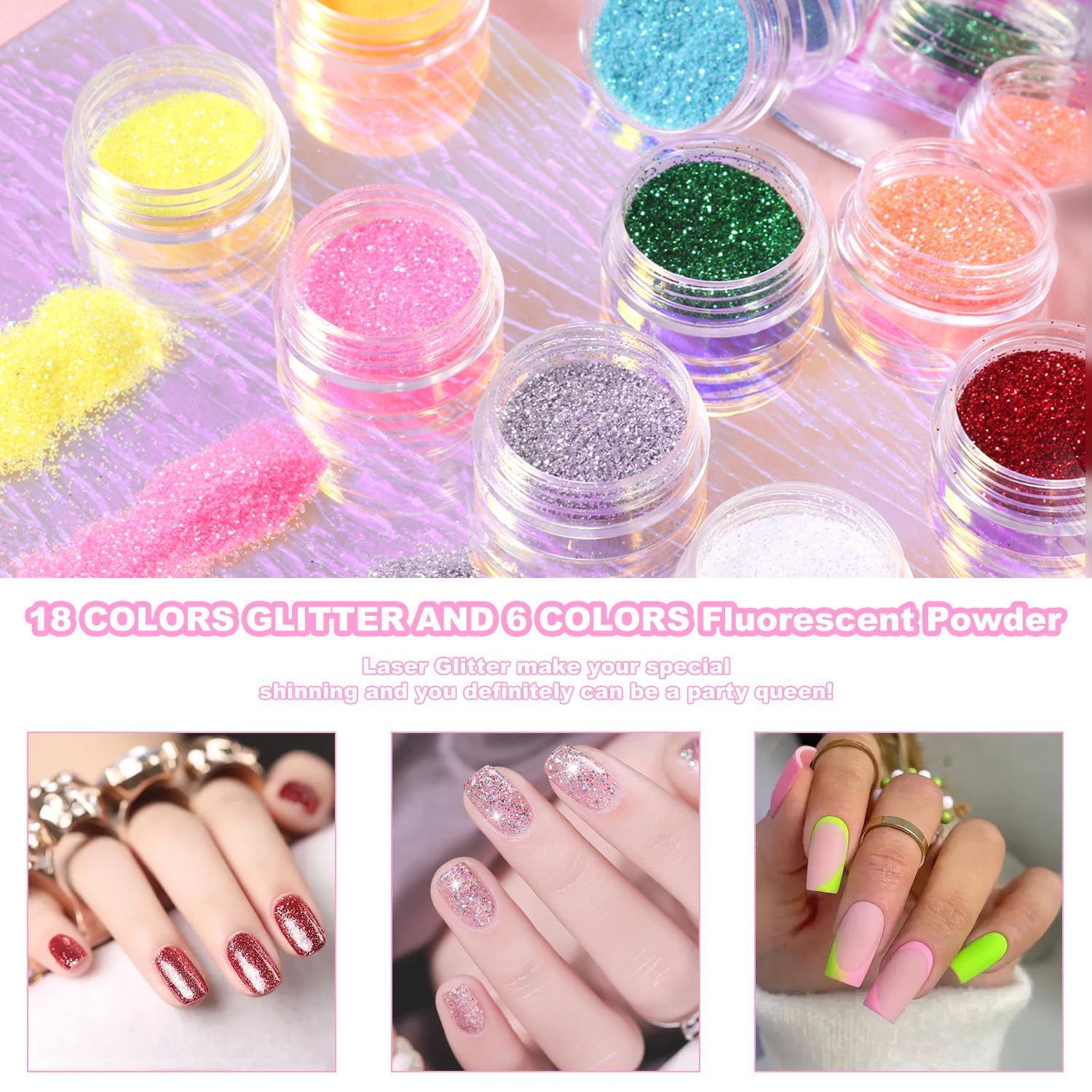 DouborQ finished nails on hands in a lifestyle scene showing polished style
