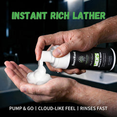 DOUCEWAND dispensing rich foam from pump for easy application