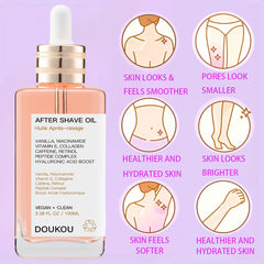 DOUKOU close-up drop of serum highlighting silky texture and quick absorption