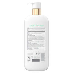 Dove gel-serum texture close-up highlighting smooth exfoliating action