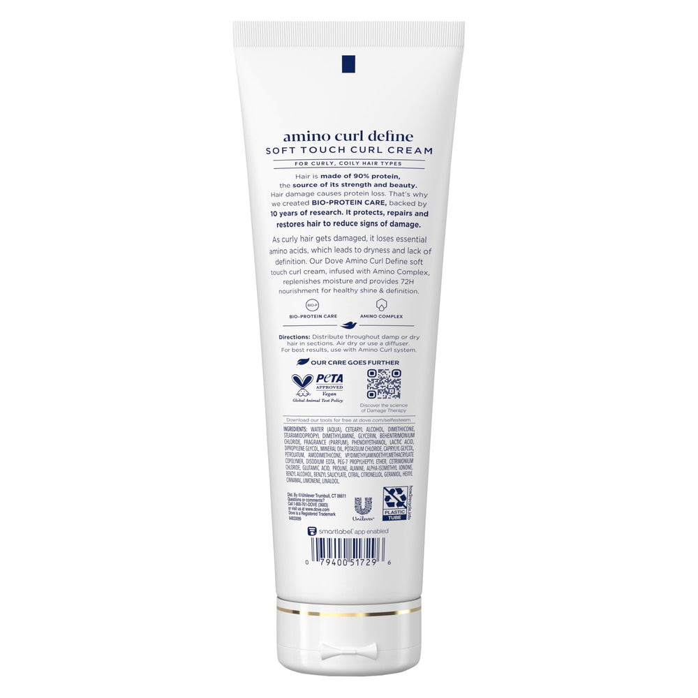 Dove open cap revealing cream texture to show spreadable moisturizing benefit