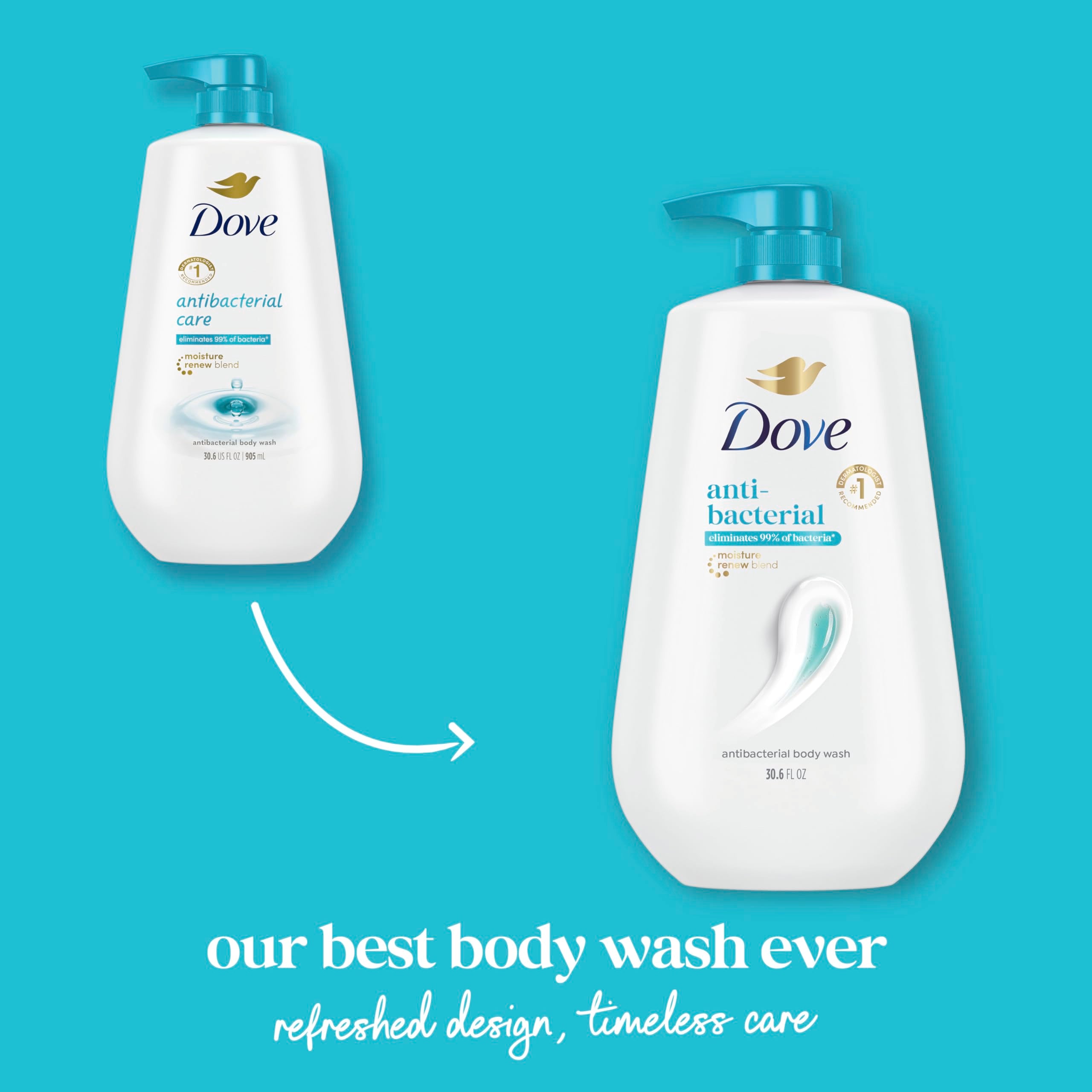 Dove gel texture on hand showing moisturizing gel and gentle cleansing benefit