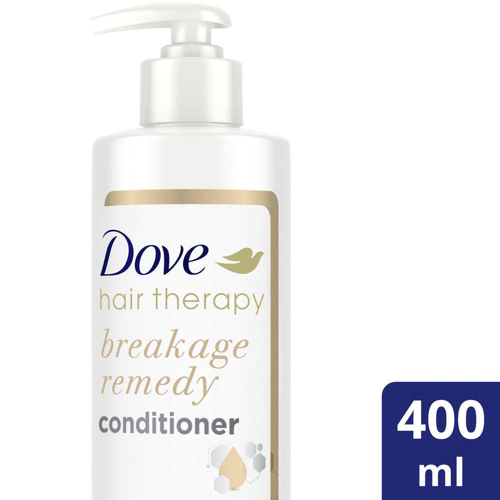 Dove back label with ingredients and directions for stronger hair