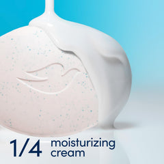 Dove beauty bar lather in hand demonstrating mild moisturizing foam
