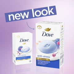 Dove bar texture showing cream-rich core for lasting moisture