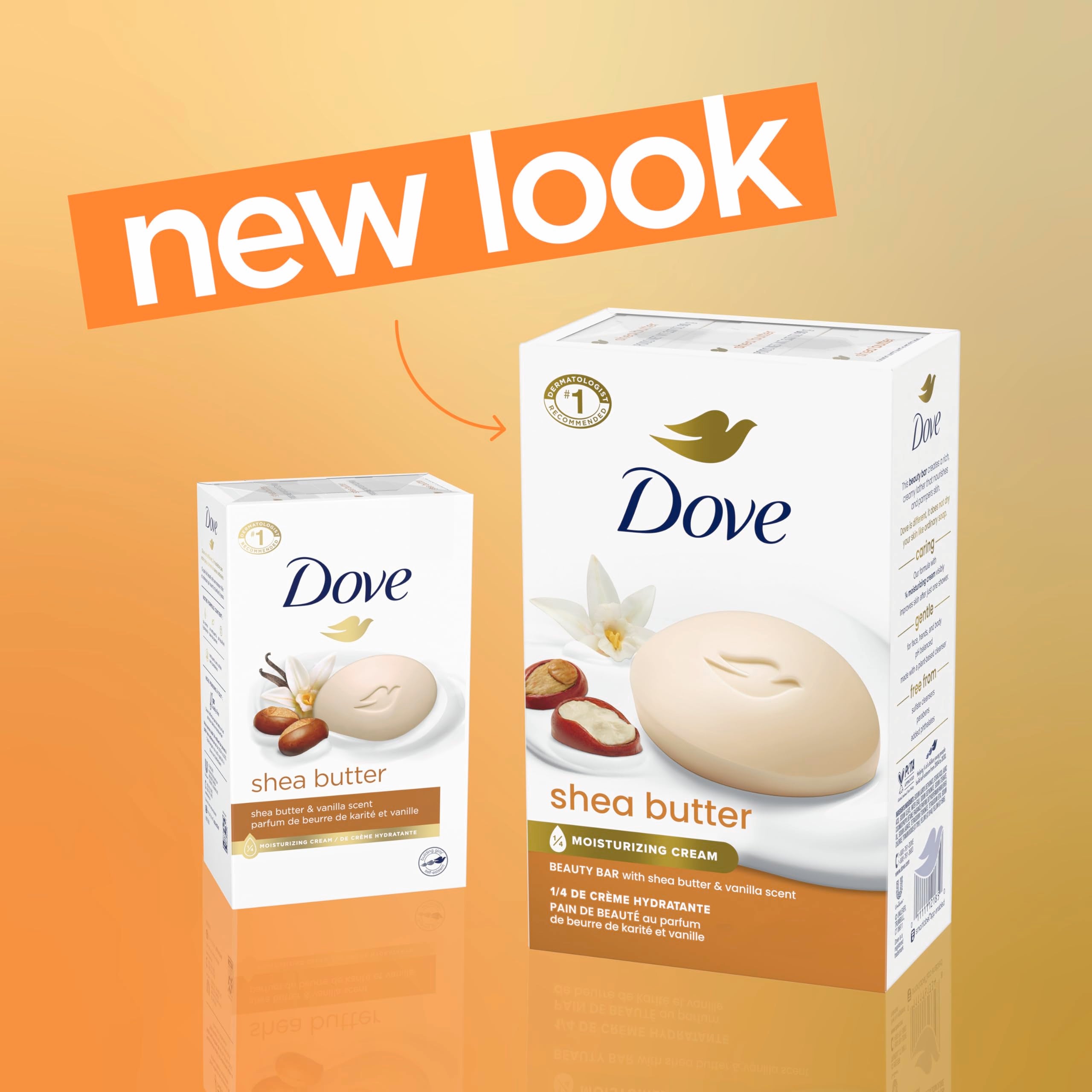 Dove beauty bar close-up of smooth texture highlighting creamy lather