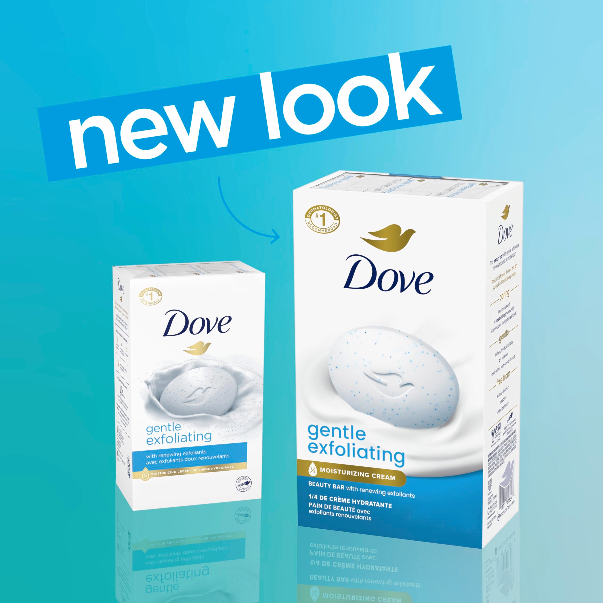 Rich lather of Dove bar in hand showing creamy moisturizing cleanse