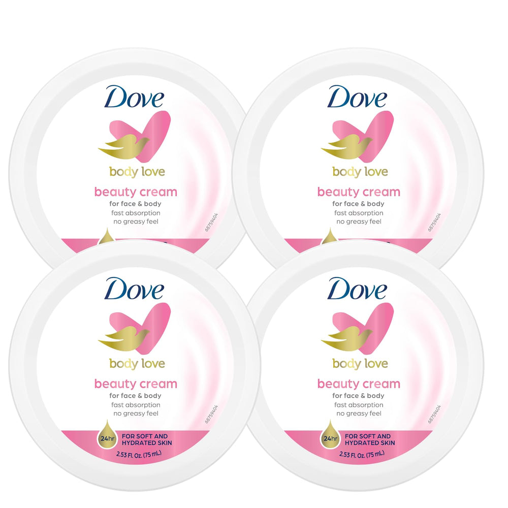 Dove jar front view showing compact design and easy portability