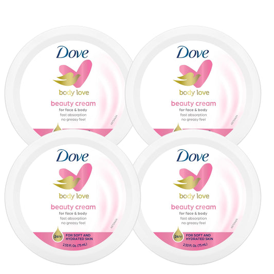 Dove jar front view showing compact design and easy portability