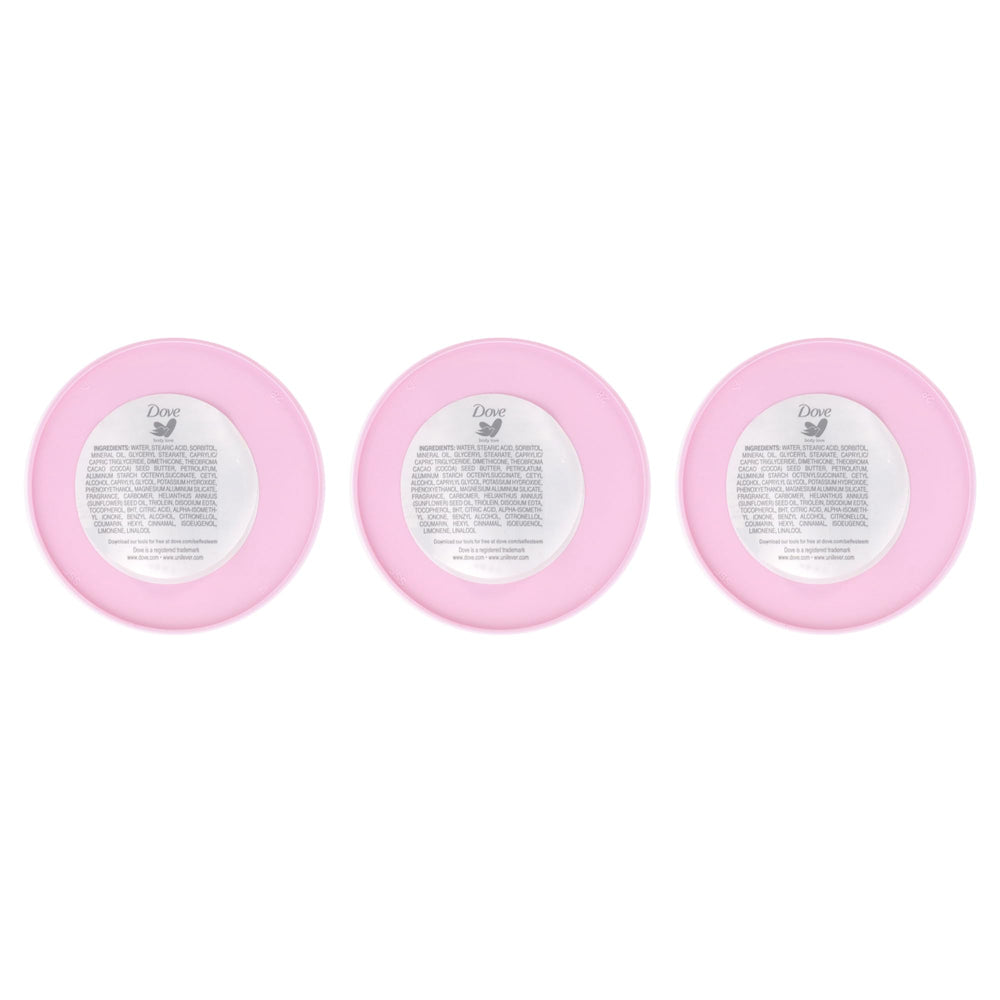 Dove Beauty Cream Pink lifestyle usage on hand, brand visible and skin appearing softer
