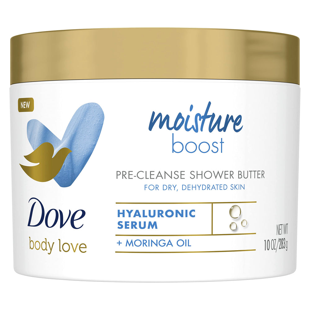 Dove body love front packaging showing label and hydration benefits