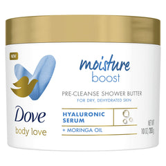 Dove body love front packaging showing label and hydration benefits