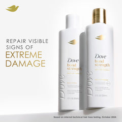 Dove conditioner close-up demonstrating smoothing texture for frizz control