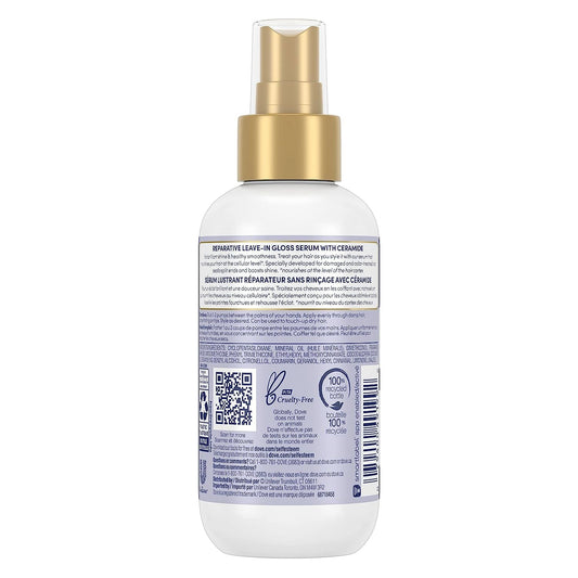 Dove serum texture close-up highlighting smooth lightweight consistency
