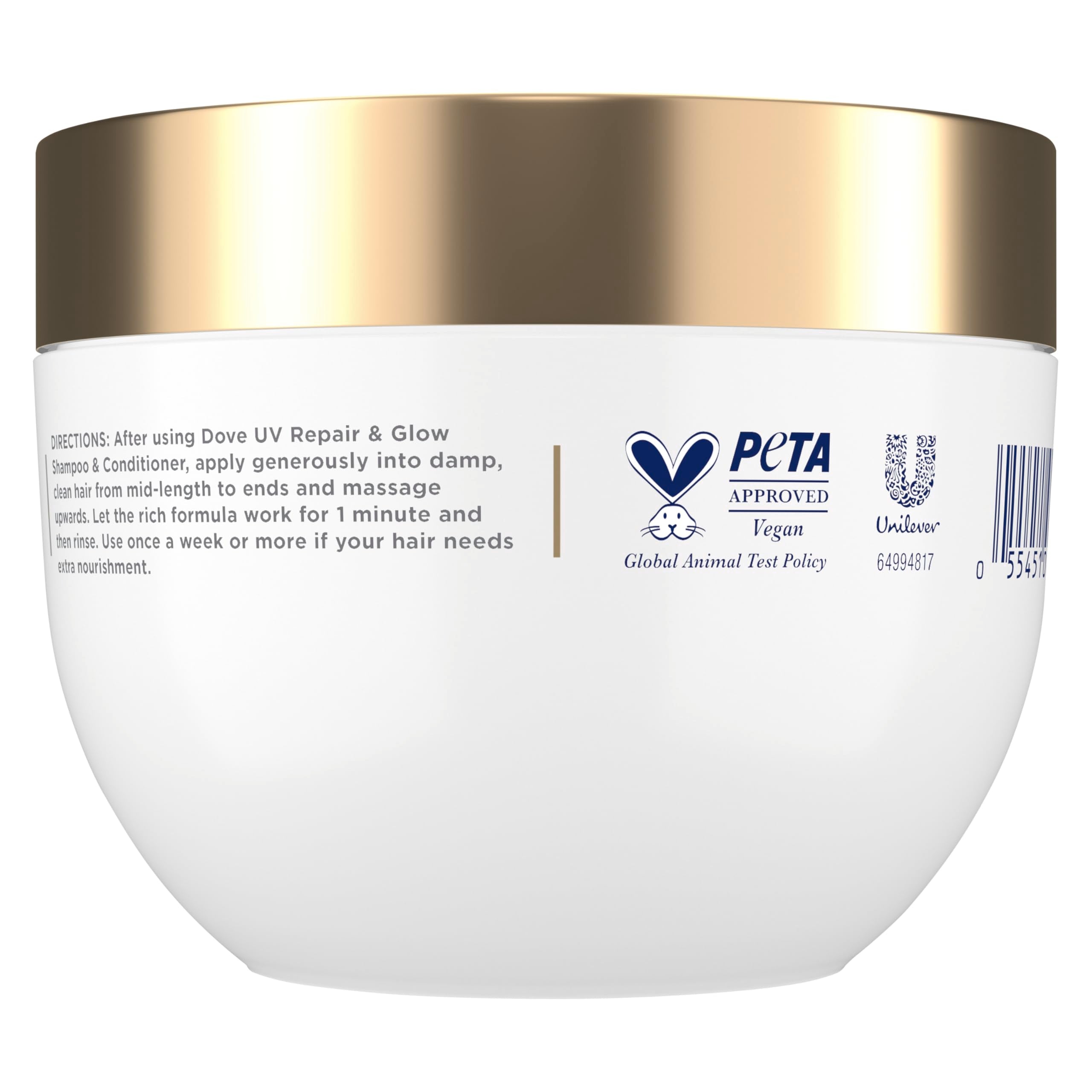 Dove closeup of Melting Lumi‑Beads texture for lightweight hydration benefit