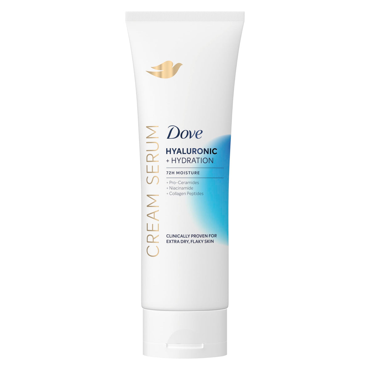 Dove cream serum front packaging showing product and benefits