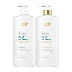 Dove front packaging showing large 28 fl oz bottle benefits of hydration
