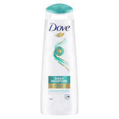 Dove Daily Moisture Shampoo lather in hand demonstrating gentle cleansing and softening benefit