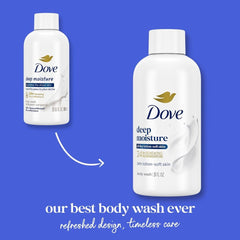 Close-up label showing glycerin and moisturizing cream benefits from Dove