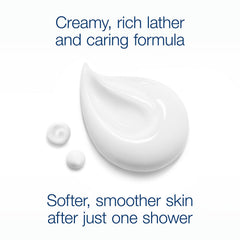 Dove creamy lather detail demonstrating rich foam and instant moisturization