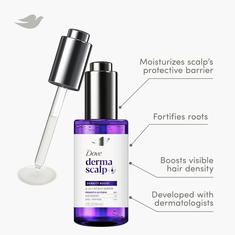 Close-up of prebiotic glycerin, zinc, peptides and niacinamide ingredients labeled