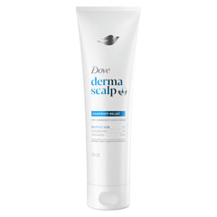 Dove Derma Scalp front packaging showing product for flake removal and moisturized hair