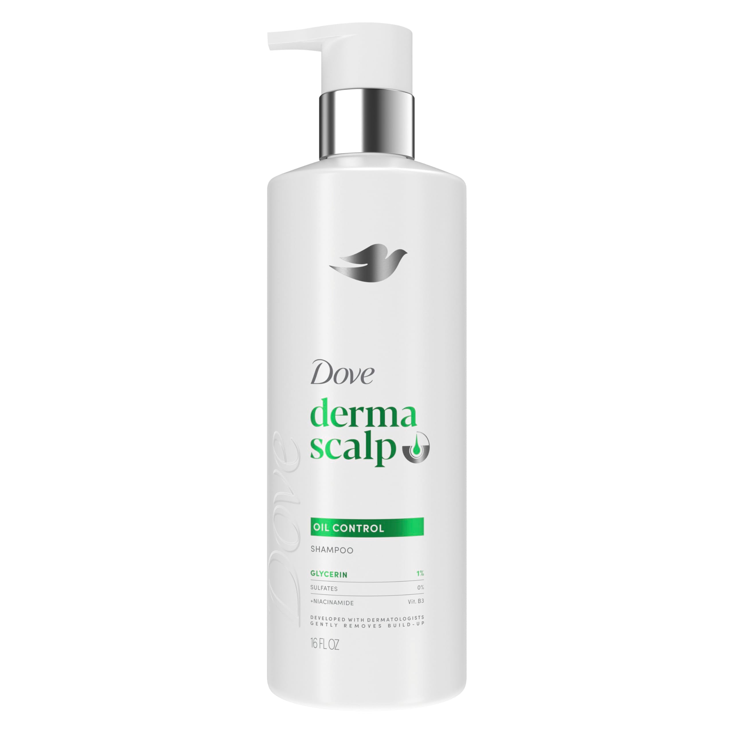 Dove front packaging showing product and calming design benefits visible