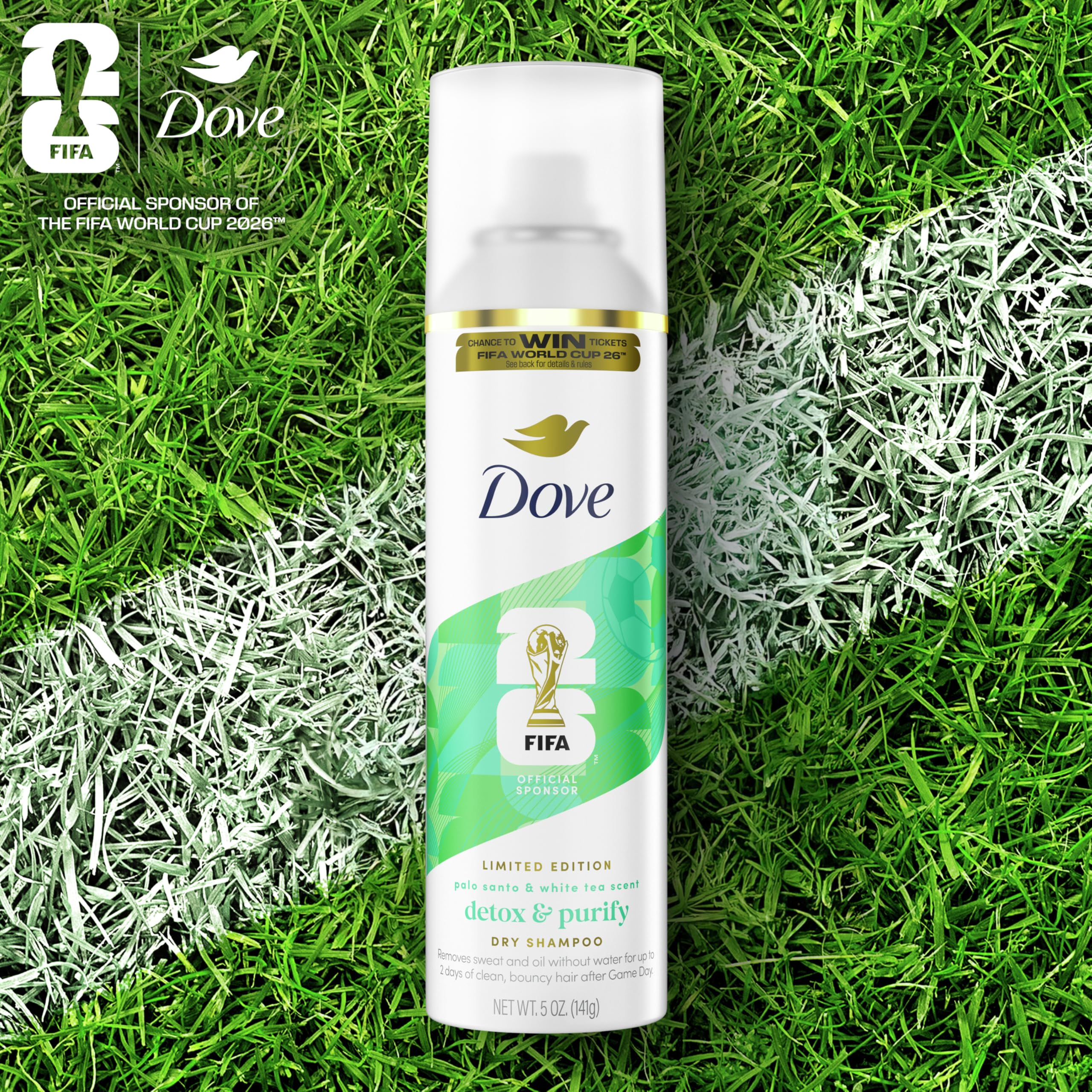 Dove before-and-after hair refresh showing revived volume