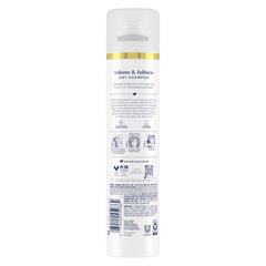 Dove Advanced dry shampoo nozzle close-up demonstrating precise, even mist for easy application