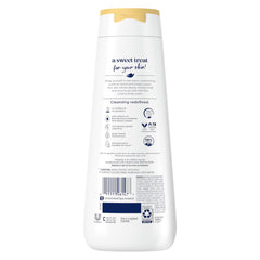 Close-up foam texture from Dove showing rich creamy lather benefit