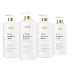 Dove front packaging showing Intensive Repair conditioner and clear benefits
