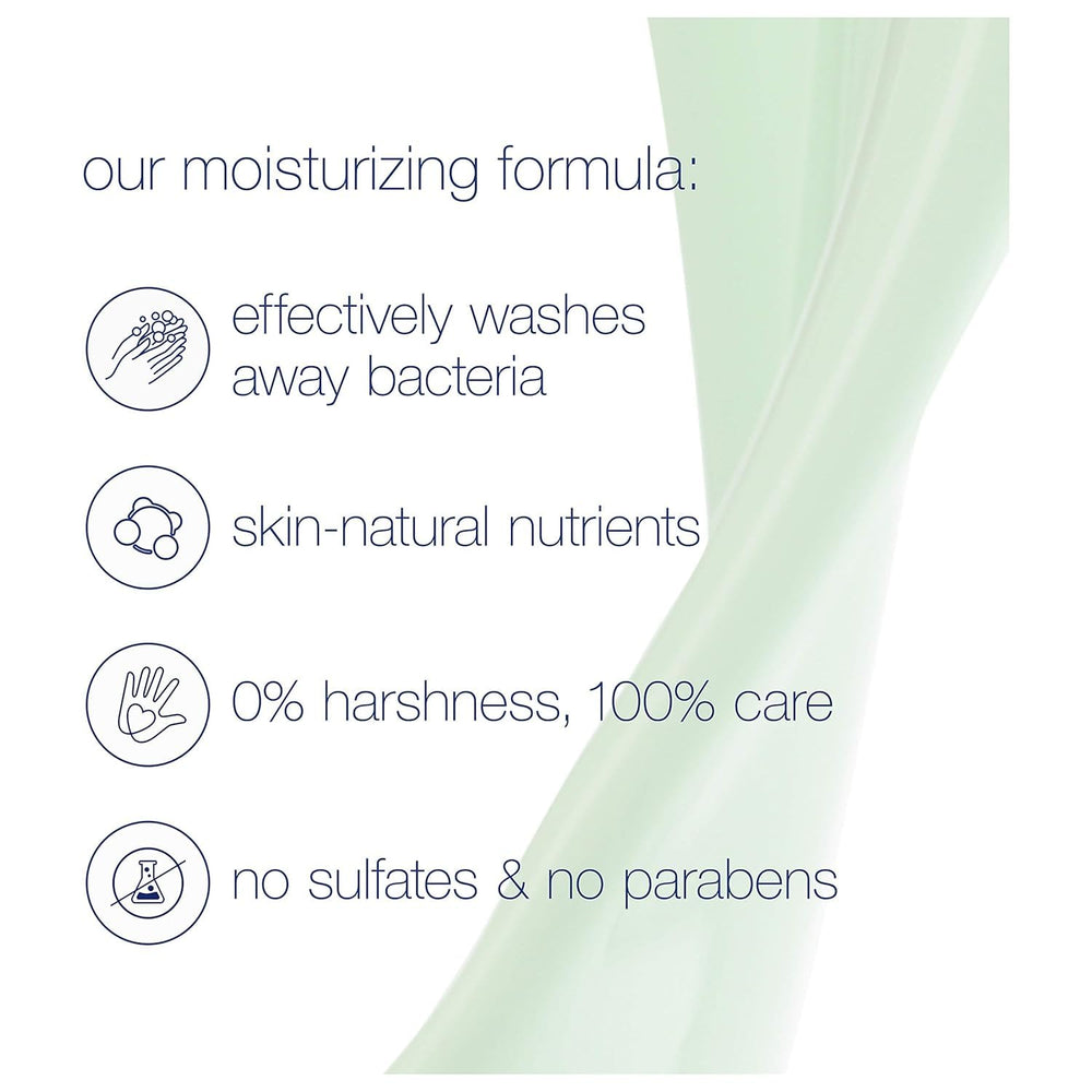 Dove Go Fresh creamy foam texture on palm showing gentle lather