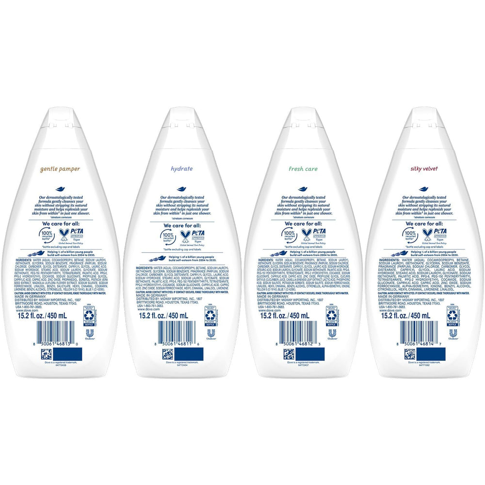 Dove Hydrate close texture shot showing creamy lather for lasting moisture