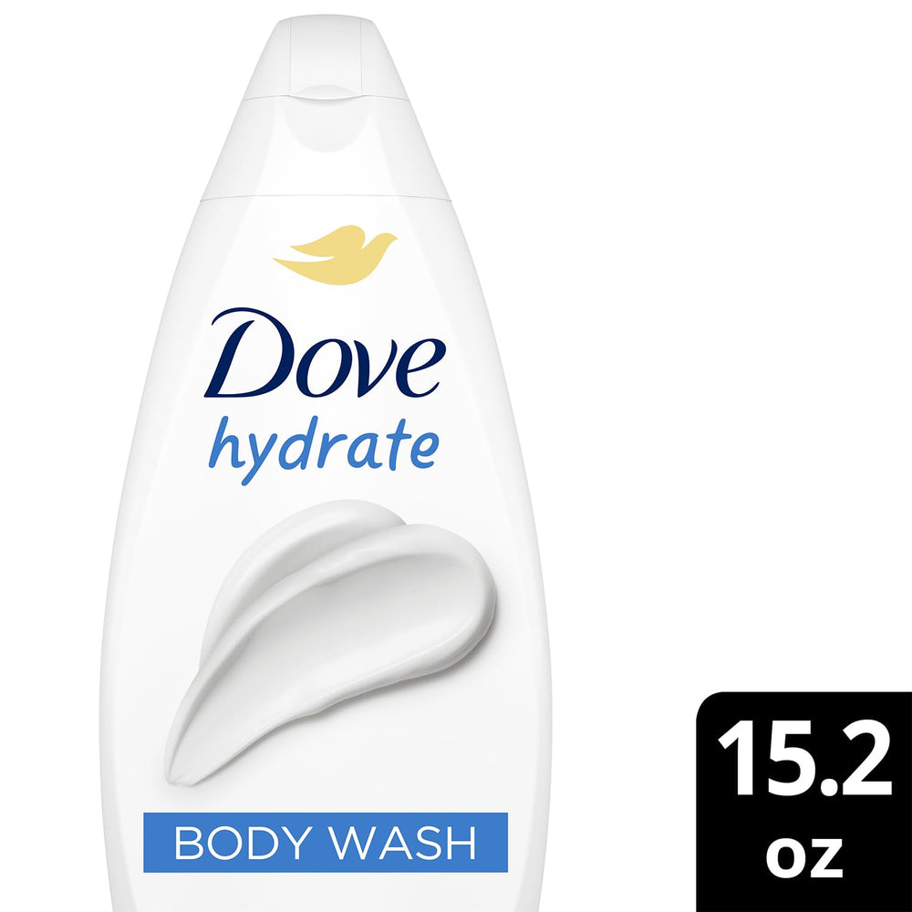 Dove hydrate lather texture highlighting creamy moisturizing benefit