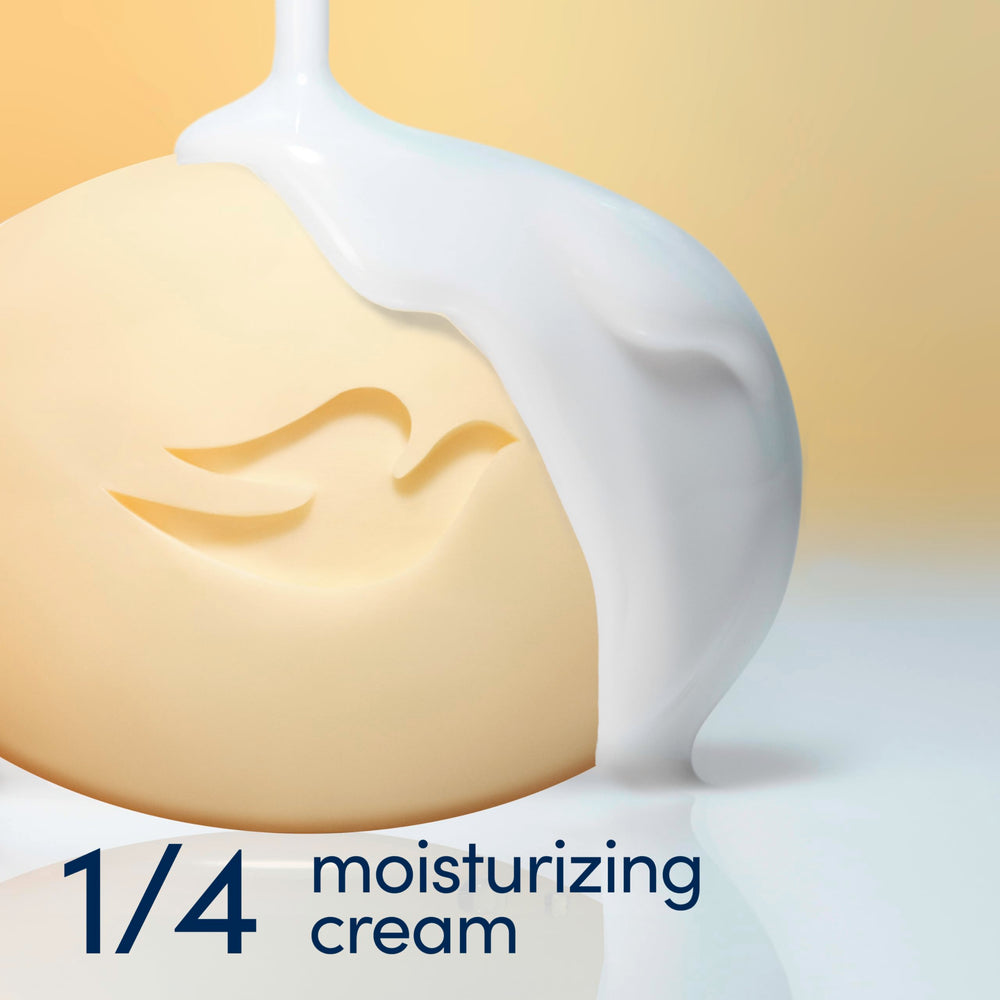 Dove shea butter ingredient close-up illustrating nourishing lipid benefit