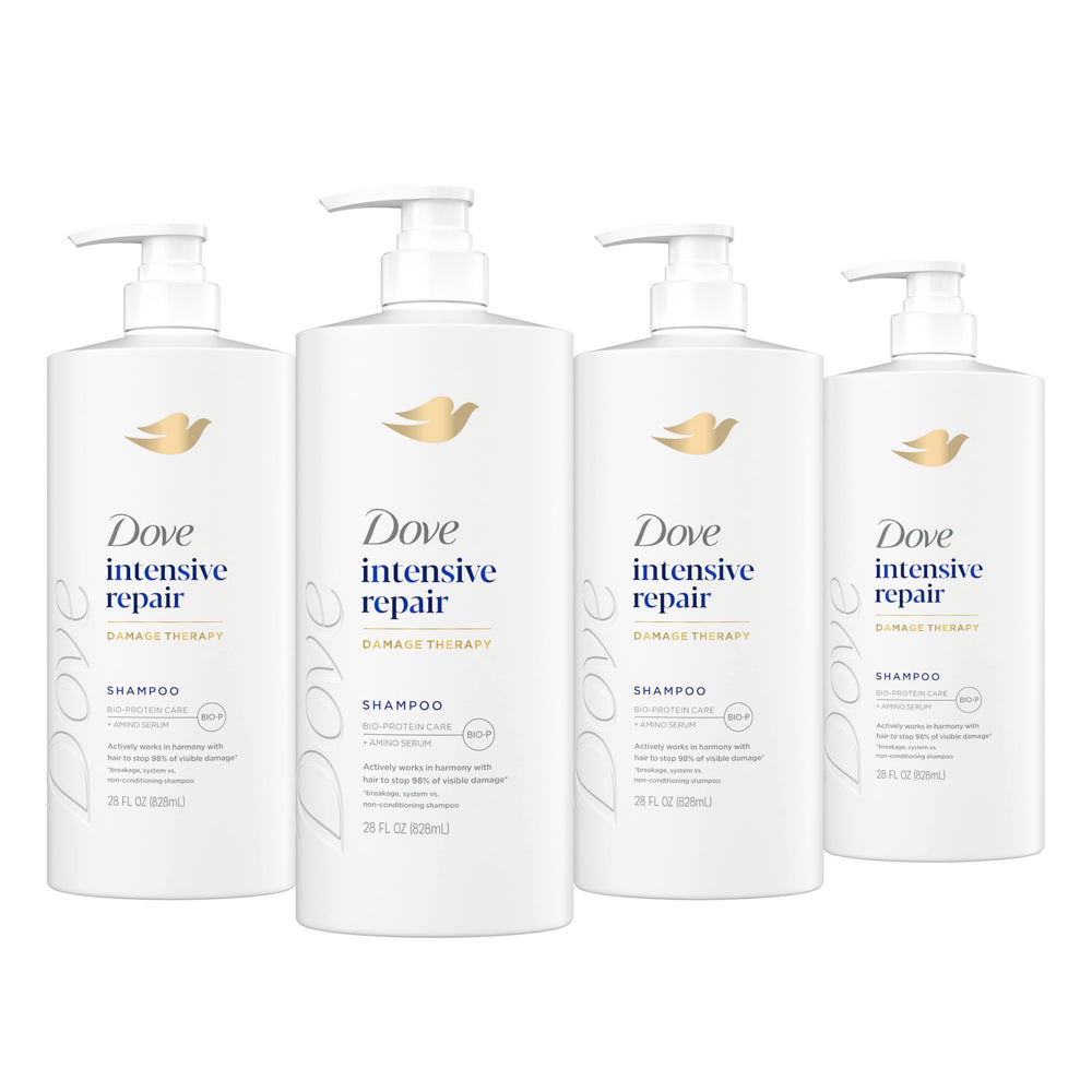 Dove front packaging showing product benefits and size for easy identification