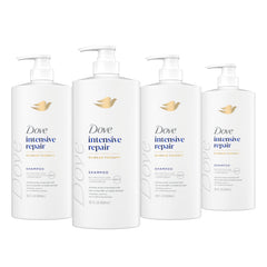 Dove front packaging showing product benefits and size for easy identification