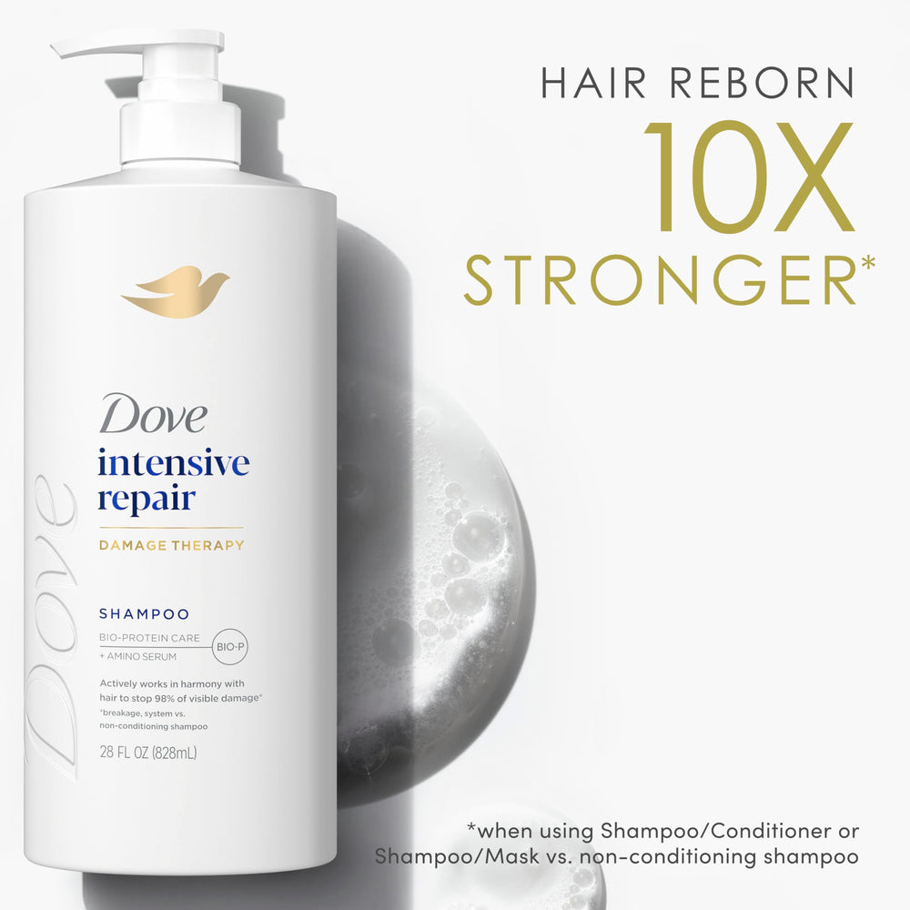 Dove shampoo on bathroom shelf in lifestyle setting inspiring confidence
