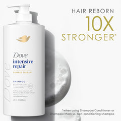 Dove shampoo on bathroom shelf in lifestyle setting inspiring confidence