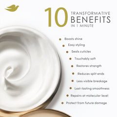 Dove serum mask on hand demonstrating smooth application and easy spread