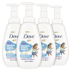 Dove kids cotton candy front packaging showing product and playful design benefit: easy recognition